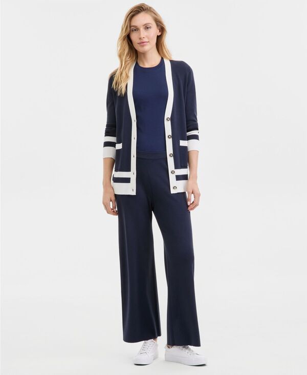 ノーティカ ジーンズ レディース アウター ニット・セーター パンツ Nautica Jeans Nautica Womens PullOn WideLeg Sweater Pants Night S