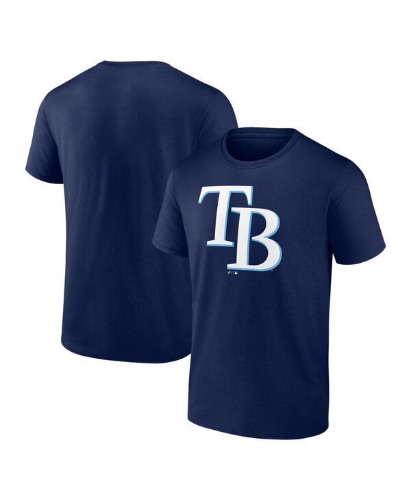 ロゴアスレチック メンズ トップス Tシャツ Logo Athletic Mens Navy Tampa Bay Rays Logo TShirt Navy ネイビー