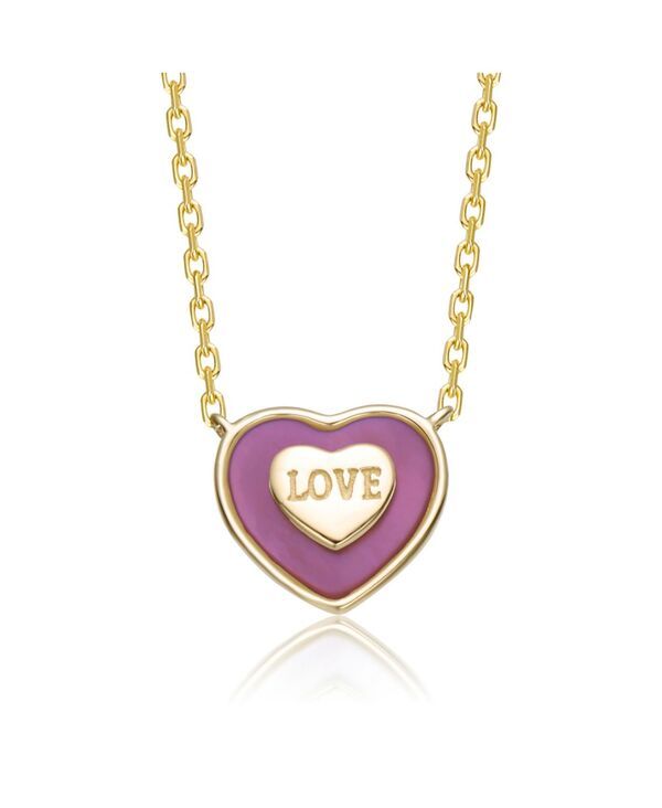 ジジガール レディース アクセサリー ネックレス・チョーカー・ペンダントトップ レース GiGiGirl 14K Gold Plated LOVE Inscription Double Dainty