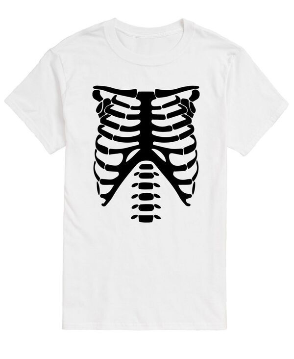 エアウェーブス メンズ トップス Tシャツ AIRWAVES Menskeleton Chest Classic Fitshirt White ホワイト