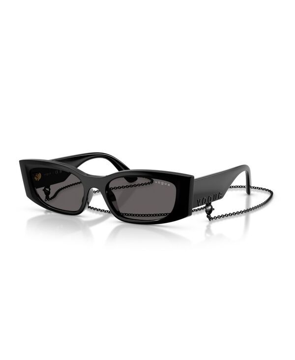 ヴォーグアイウェア レディース アクセサリー サングラス・アイウェア Vogueyewear Womens Rectangle Sunglasses VO5655SU Black ブラック