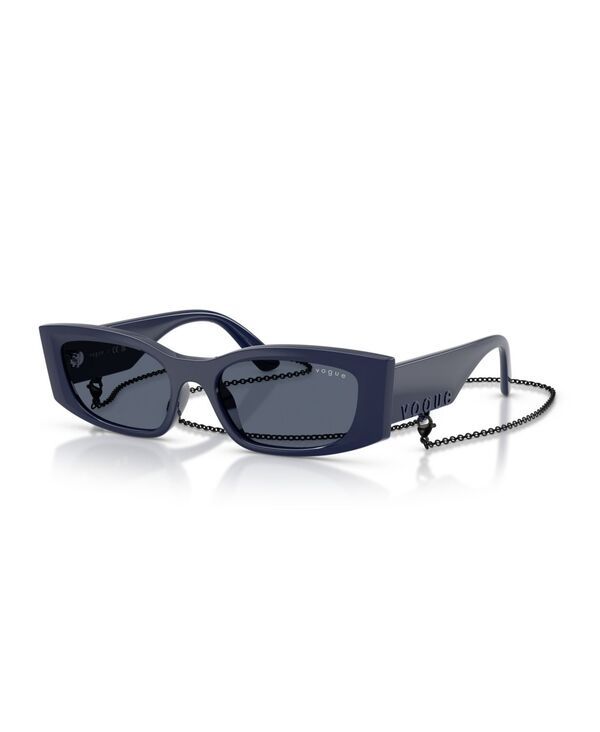 ヴォーグアイウェア レディース アクセサリー サングラス・アイウェア Vogueyewear Womens Rectangle Sunglasses VO5655SU Full Blue ブルー