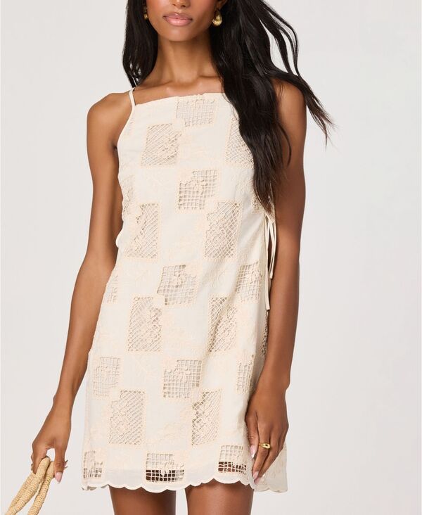 アストール レディース トップス ワンピース ASTR the Label Womensamira Square Neck Dress Natural