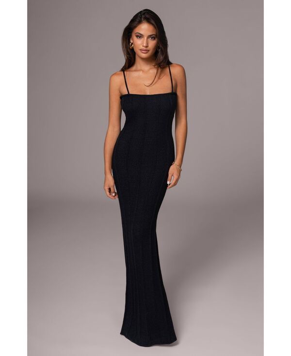 ジェイラックスレーベル レディース トップス ワンピース JLUXLABEL Womens Cabana Views Crochet Dress Black ブラック