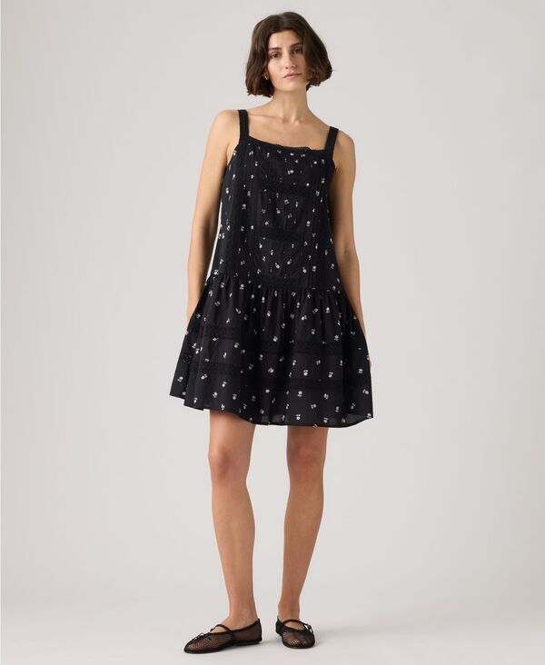 リーバイス レディース トップス ワンピース フラワー柄 ミニ フラワー Levis Premium Womens Kate Floral Square Neck Mini Dress Angela