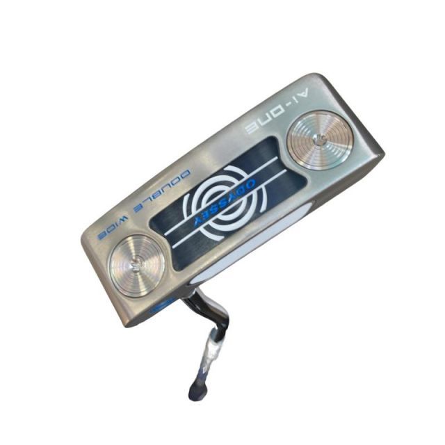 【中古】 オデッセイ Ai-ONE DOUBLE WIDE DB シルバー 34インチ パター PT STROKE LAB 90 スチール (フレックスその他) メンズ 男性用 右利き 右用 Bランク ゴルフクラブ