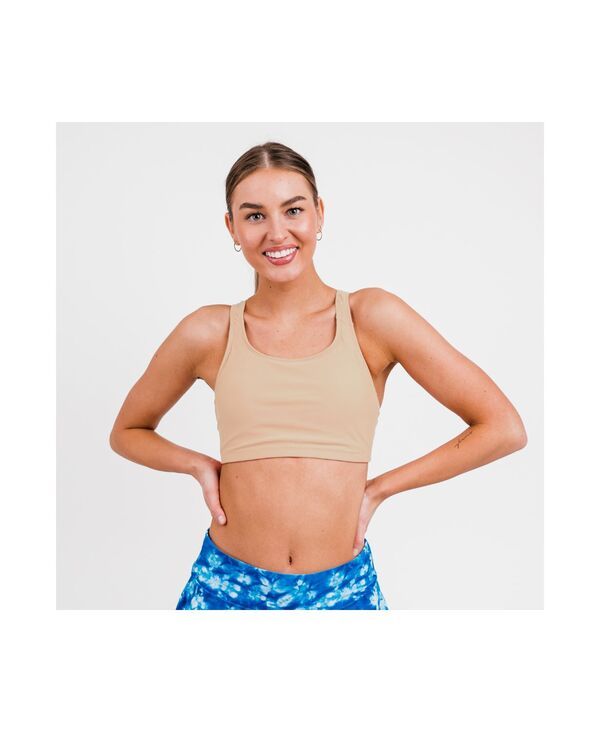 カリプサ レディース 水着 トップのみ Calypsa Womens Racerback Swim Bra Honey