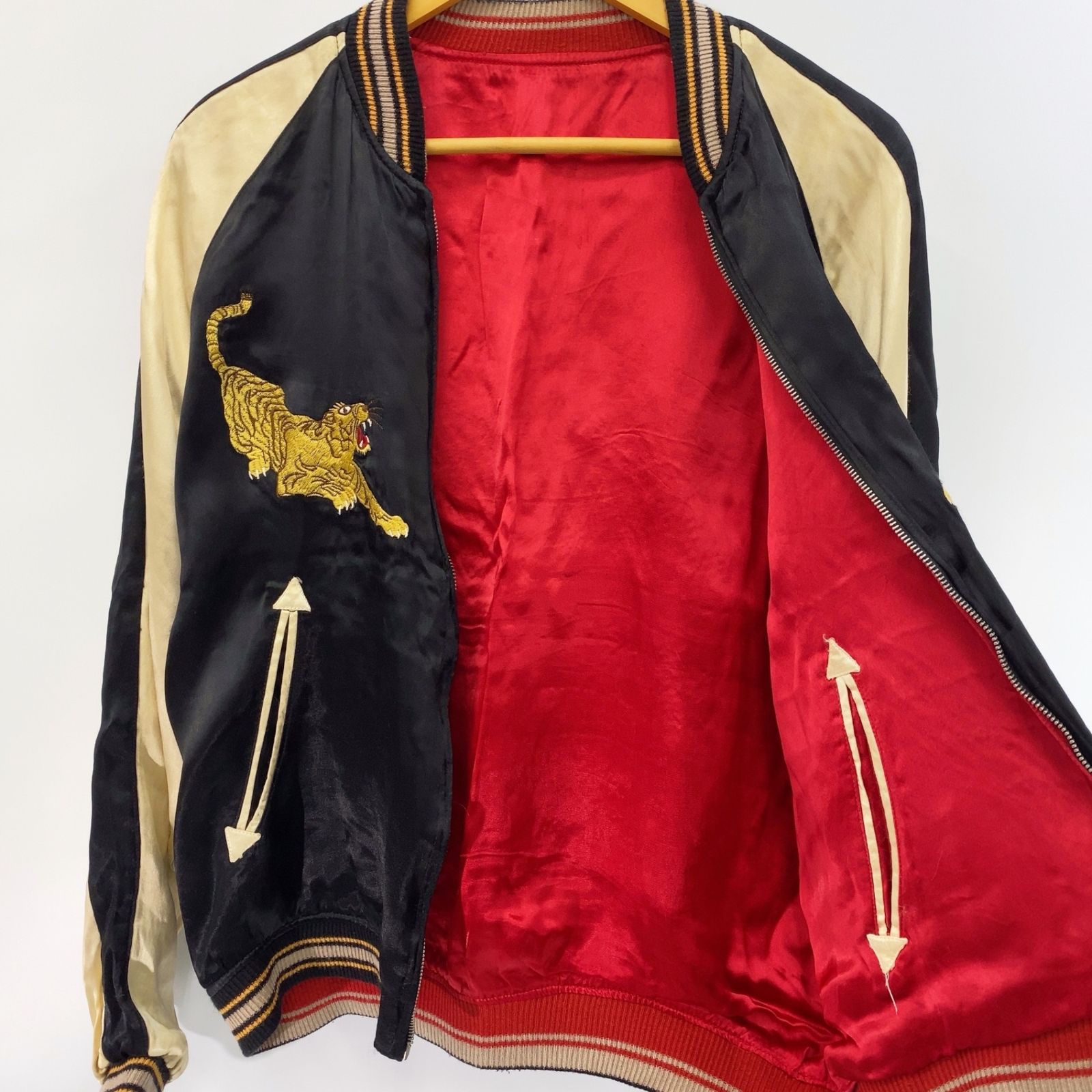ジャケット・アウター CROPPED HEADS SOUVENIR JACKET CROPPED HEADS クロップドヘッズ SOUVENIR JACKET スカジャン
