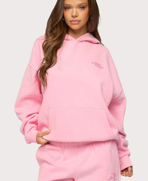 アディクテッド レディース アウター パーカー・スウェット Edikted Womens Keychain Cutie Hoodie Pink ピンク