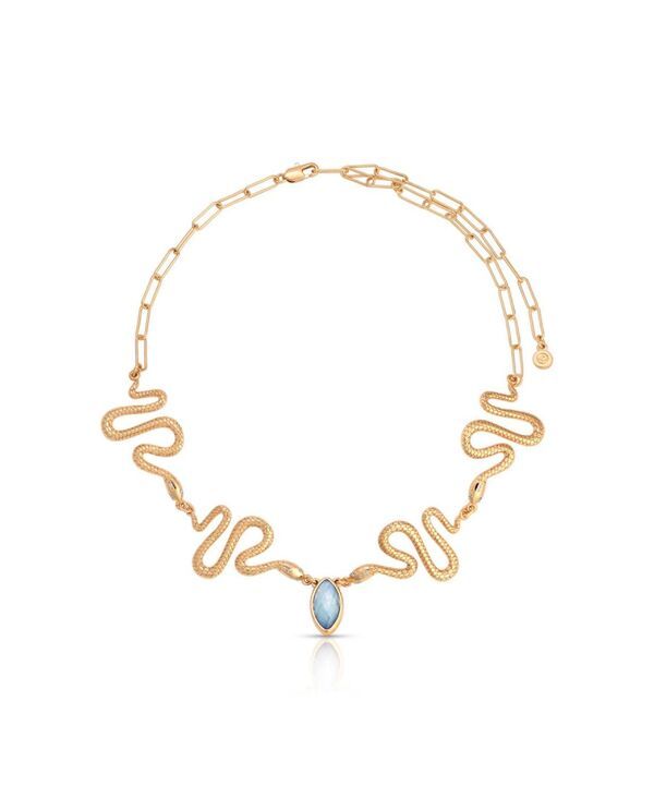 エティカ レディース アクセサリー ネックレス・チョーカー・ペンダントトップ レース ETTIKA GoldPlated Imitation Pearl Serpentina Choker Neckl