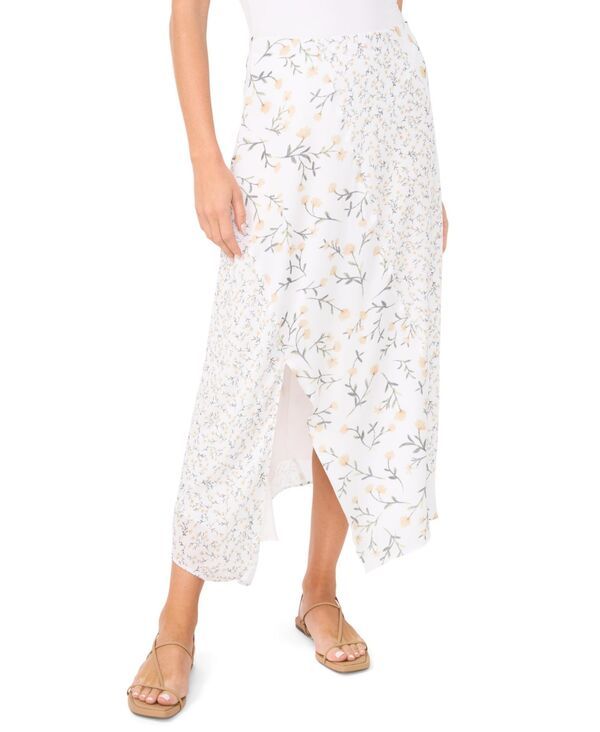 ワンステイト レディース ボトムスカート アシンメトリー マキシ 1STATE Womens Combo Asymmetric Maxi Skirt Pastel Yellow イエロー