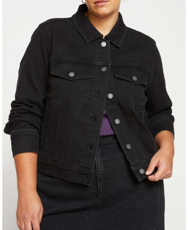 ユニバーサル スタンダード レディース アウター ジャケット・ブルゾン プラスサイズ デニム Universal Standard Plusize Kelsey Denim Jacket Broken