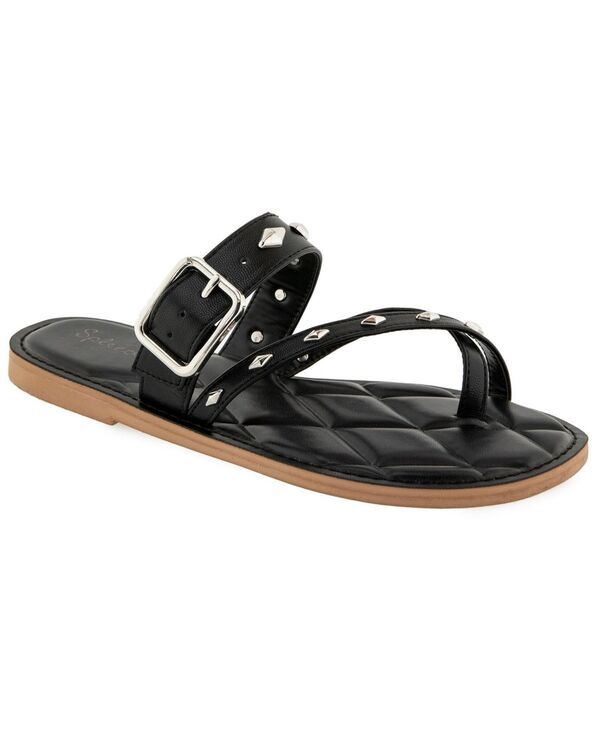 スプレンディット レディース シューズ サンダル キルティング Splendid Womensusana Quilted Slide Sandal Black ブラック