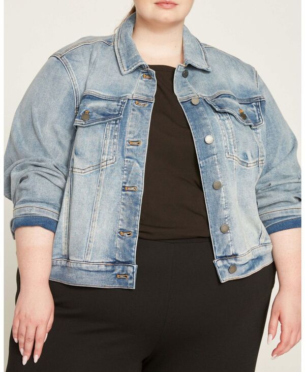 ユニバーサル スタンダード レディース アウター ジャケット・ブルゾン プラスサイズ デニム Universal Standard Plusize Kelsey Denim Jacket Light
