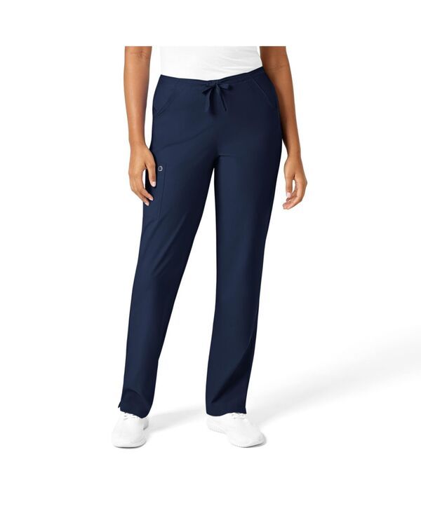 ウィンク レディース ボトムス カジュアルパンツ プラスサイズ Wink Plusize W123 Drawstring Scrub Pant Navy ネイビー