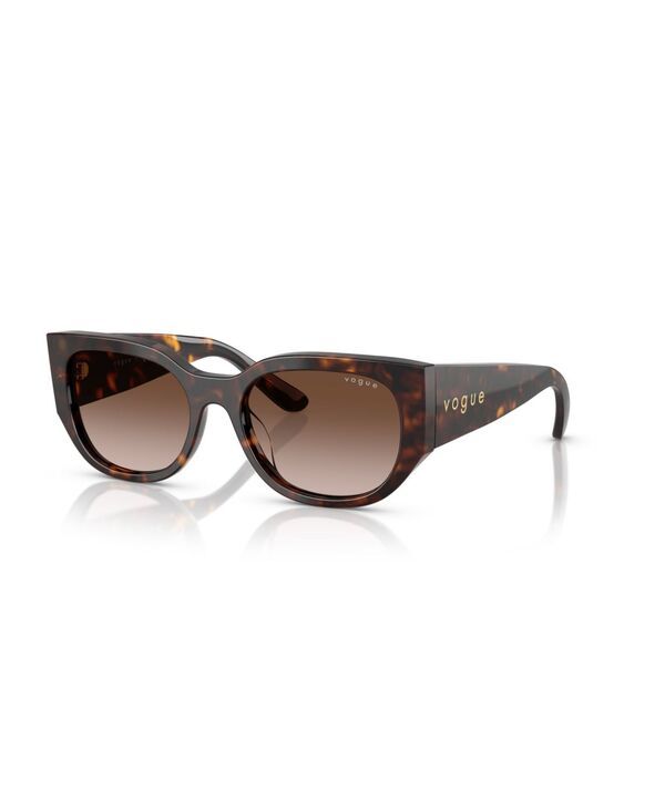 ヴォーグアイウェア レディース アクセサリー サングラス・アイウェア Vogueyewear Womens Geometric Sunglasses VO5641SU Dark Havana