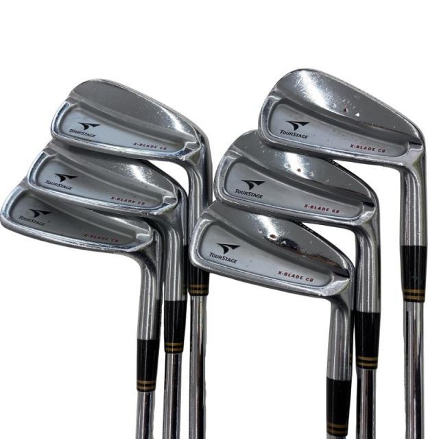 【中古】 ブリヂストン TOURSTAGE X-BLADE CB(2006) 6S アイアンセット IR NS PRO 950GH ウェイトフロー (フレックスS) メンズ 男性用 右利き 右用 Cランク ゴルフクラブ
