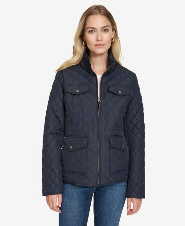 ノーティカ ジーンズ レディース アウター ジャケット・ブルゾン キルティング Nautica Jeans Nautica Womensolid Quilted Jacket Night Sky