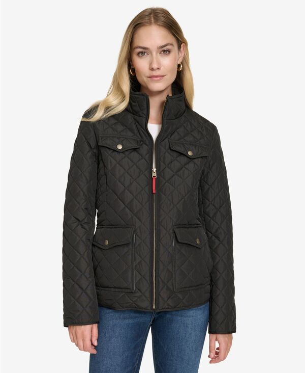 ノーティカ ジーンズ レディース アウター ジャケット・ブルゾン キルティング Nautica Jeans Nautica Womensolid Quilted Jacket Black ブラック