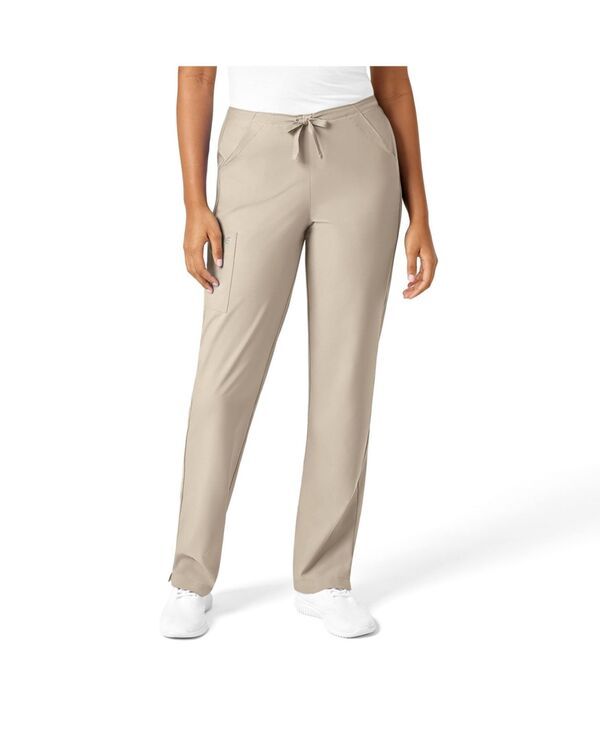 ウィンク レディース ボトムス カジュアルパンツ プラスサイズ Wink Plusize W123 Drawstring Scrub Pant Khaki カーキ