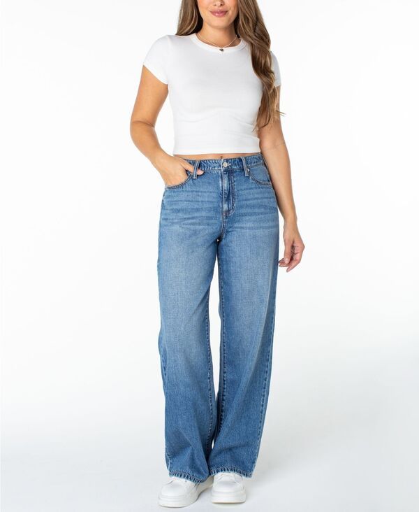 セレブリティピンク レディース ボトムス デニムパンツ ジーンズ Celebrity Pink Juniors HighRise WideLeg Jeans Melisma