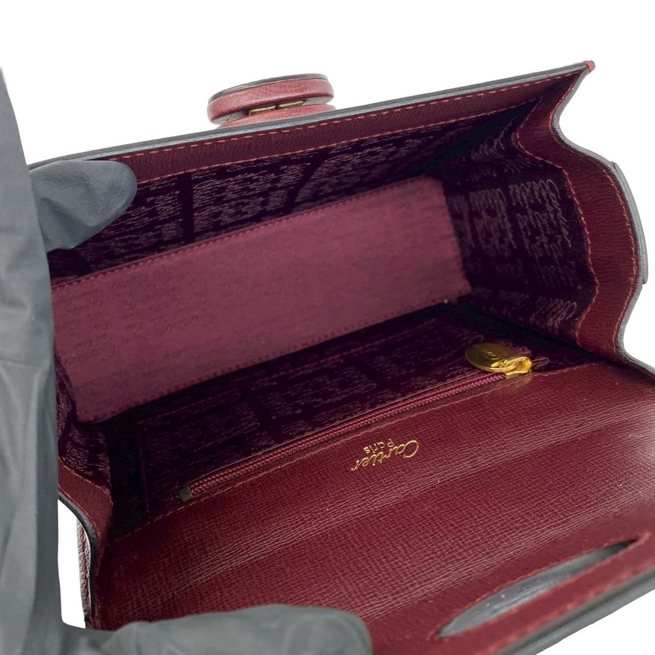 極 美品 希少品 CARTIER カルティエ ヴィンテージ マストライン ロゴ
