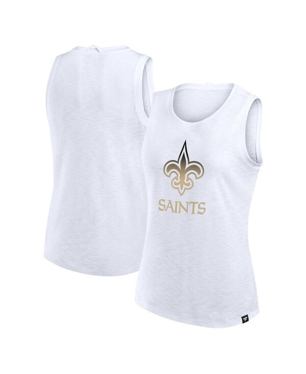ファナティクス レディース トップス タンクトップ Fanatics Womens White New Orleansaintslub Tank Top White ホワイト