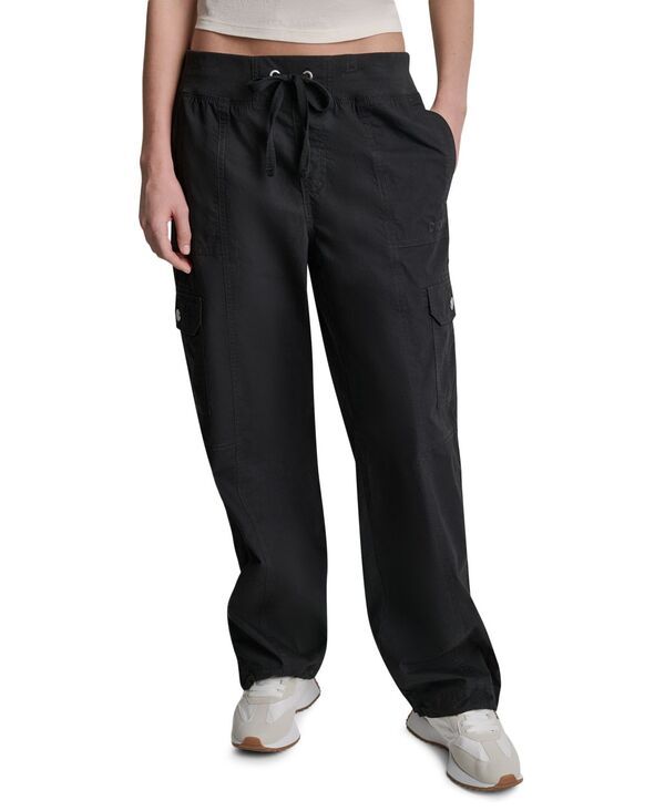 ダナ キャラン ニューヨーク レディース ボトムス カジュアルパンツ DKNY Sport Womens HighRise StraightLeg Pants Black ブラック