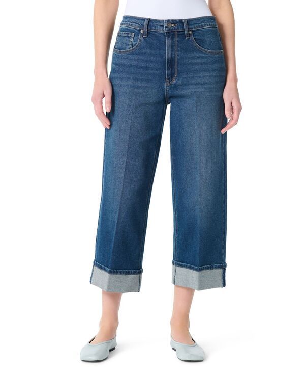 グロリアバンデービルト レディース ボトムス デニムパンツ ジーンズ Gloria Vanderbilt Womens HighRise WideLeg Cuffed Jeans Flatiron