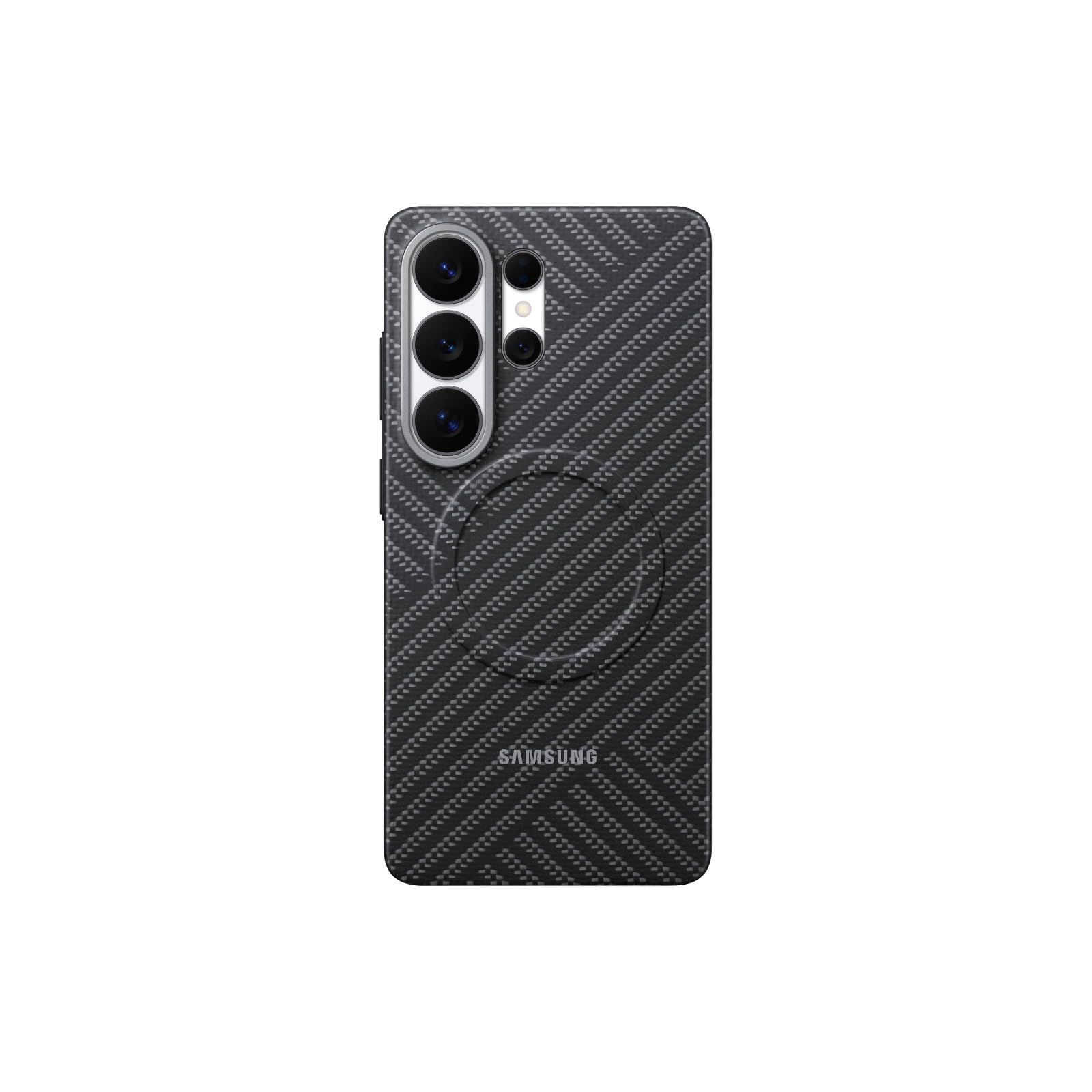 Samsung Galaxy S26 Ultra Carbon Magnet Case｜グレー｜スマホケース｜Samsung純正 国内正規品｜EF-KS948SSEGJP