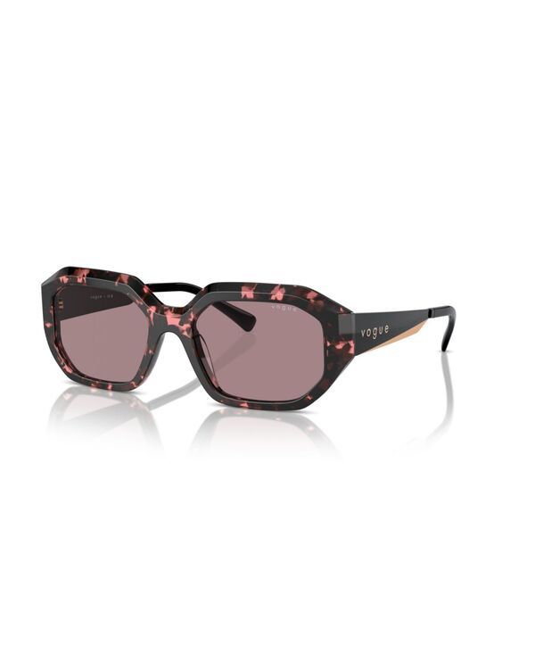 ヴォーグアイウェア レディース アクセサリー サングラス・アイウェア Vogueyewear Womens Geometric Sunglasses VO5554S Red Tortoise レッド