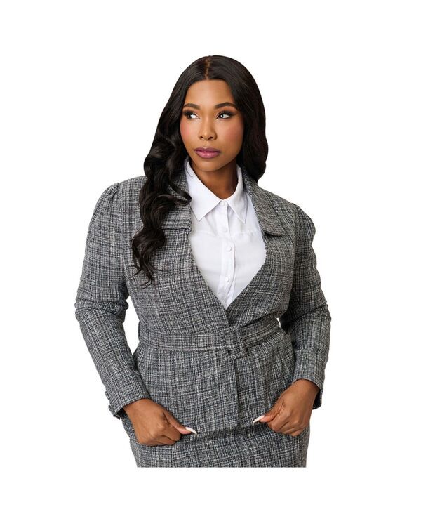 ユニークビンテージ レディース アウター ジャケット・ブルゾン プラスサイズ ツイード Unique Vintage Plusize Womwns 1940s Tweed Belted Jacket