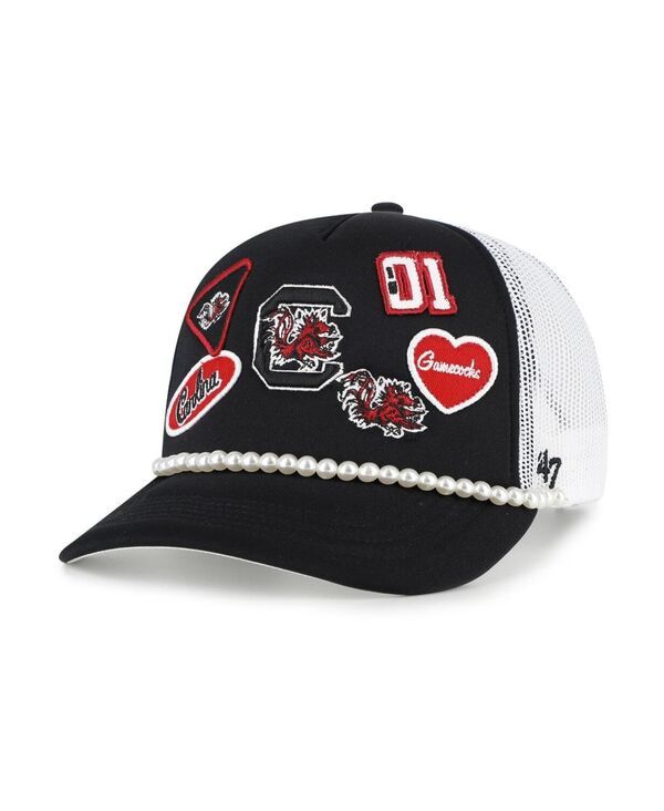 47 ブランド メンズ アクセサリー 帽子 47 Brand Mens BlackWhite South Carolina Gamecocks Rally On Hitch Adjustable Ha