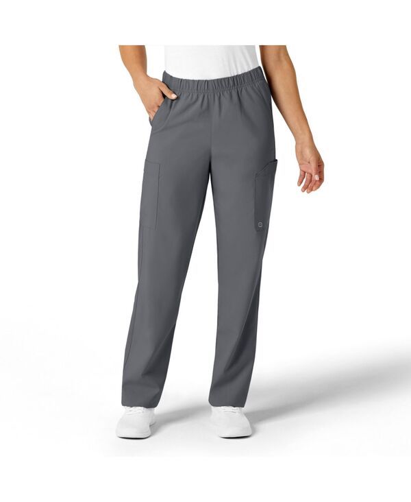 ウィンク レディース ボトムス カジュアルパンツ プチ Wink Petite W123 Unisex MultiCargo Scrub Pant Pewter ピューター