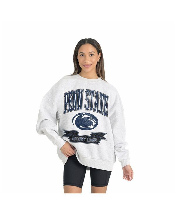 ゲームデイ・クチュール レディース アウター パーカー・スウェット ドロップショルダー シャツ フリース Gameday Couture Womens Gray Penn State Nittany 11,985円