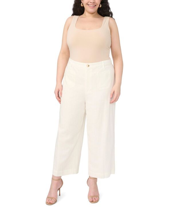 ヴィンスカムート レディース ボトムス カジュアルパンツ プラスサイズ アンクル Vince Camuto Plusize Front Patch Pocket AnkleLength Pants N