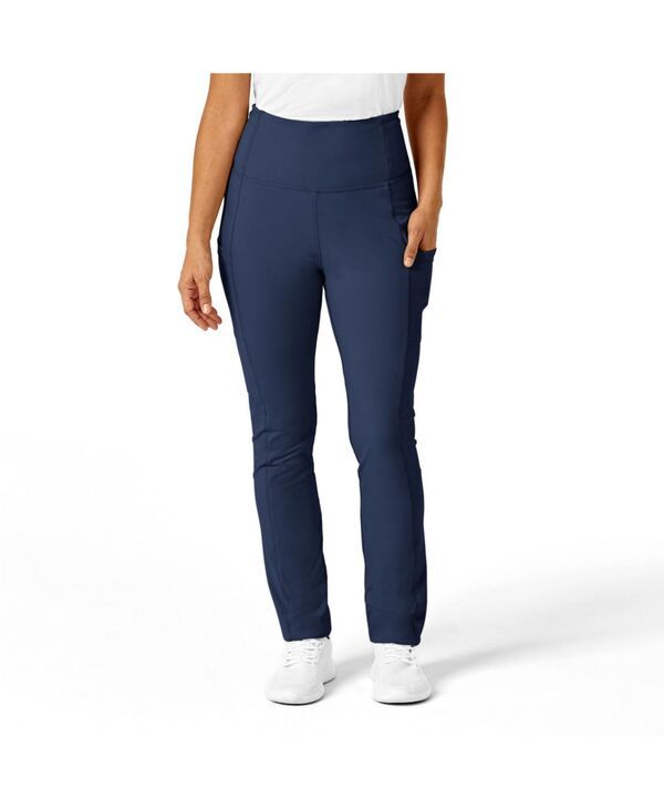 ウィンク レディース ボトムス カジュアルパンツ ストレート Wink Womens RENEW Straight Leg Yoga Scrub Pant Navy ネイビー