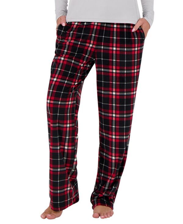 ヒートホルダーズ レディース アンダーウェア ナイトウェア プラスサイズ パンツ Heat Holders Womens Mila Microplush Pajama Pants Redblack ブ