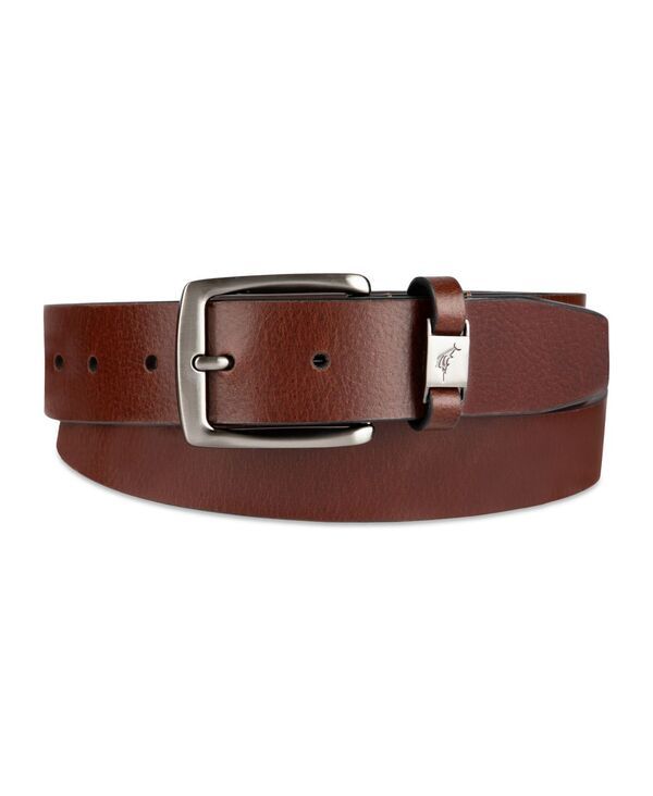 トッミーバハマ メンズ アクセサリー ベルト レザー ロゴ Tommy Bahama Mens Cassic Logornament Leather Beltan タン