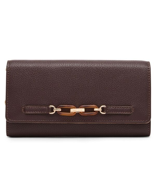 アンクライン レディース アクセサリー 財布 ミニ Anne Klein Tortoise Chain Link Mini Wallet Brown ブラウン