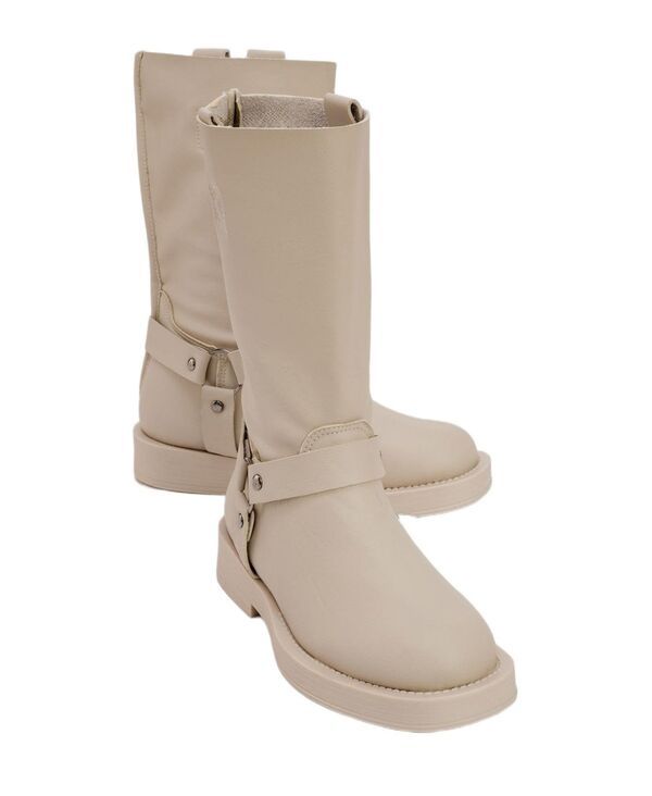 プロローグシューズ レディース ブーツ・レインブーツ Prologue Shoesolva Boot Women Beige faux leather ベージュ