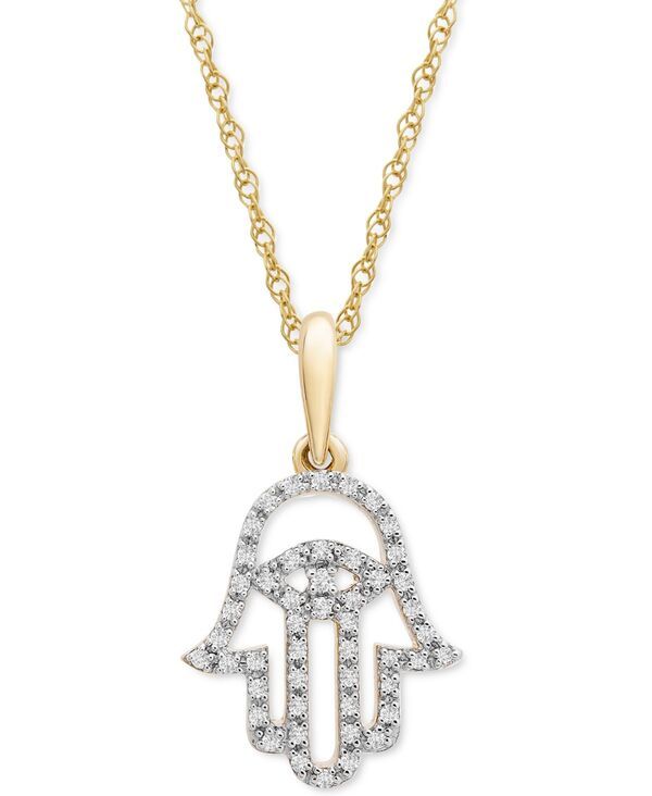 ラップド レディース アクセサリー ネックレス・チョーカー・ペンダントトップ レース Wrappediamond Hamsa Hand 18 Pendant Necklace 110 ctw in 1