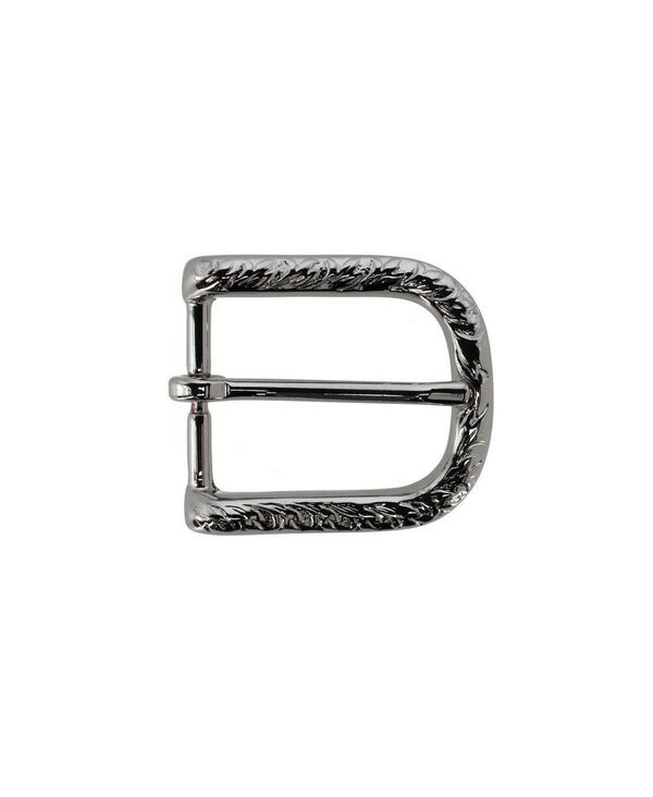 トラファルガー メンズ アクセサリー ベルト Trafalgar Mens 30mm Italian Rippled Textu red Solid Brass Harness Belt Buckle