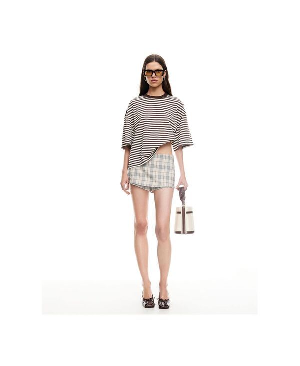 ライオネス レディース ボトムスカート A ライン ミニ Lioness Womens Plaid ALine Mini Skort Beige Plaid ベージュ