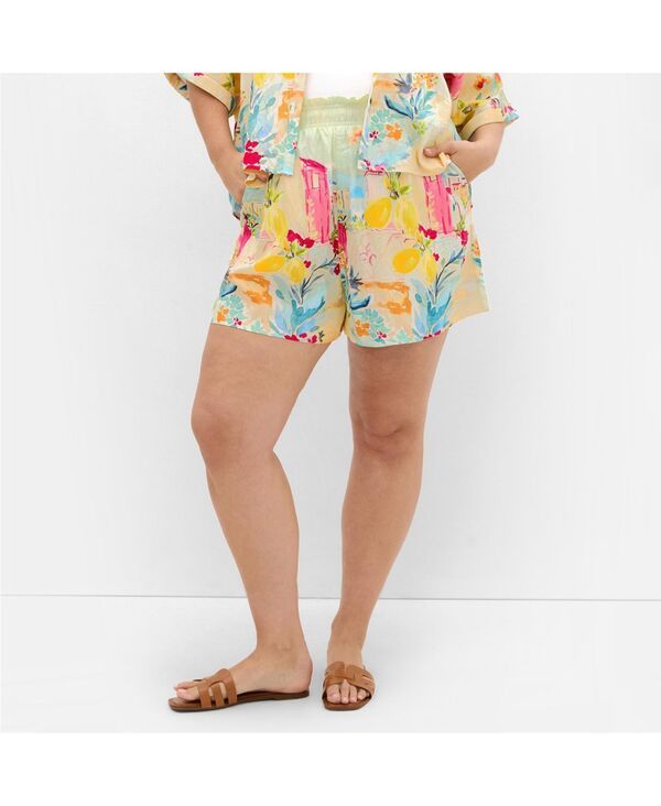 シティーシック レディース ボトムス ハーフパンツ・ショーツ プリント CITY CHIC Womensorrento Print Short Sorrento summer