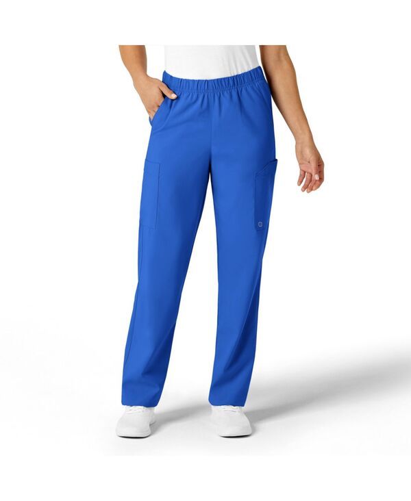 ウィンク レディース ボトムス カジュアルパンツ プラスサイズ Wink Plusize W123 Unisex MultiCargo Scrub Pant Royal マルチカラー