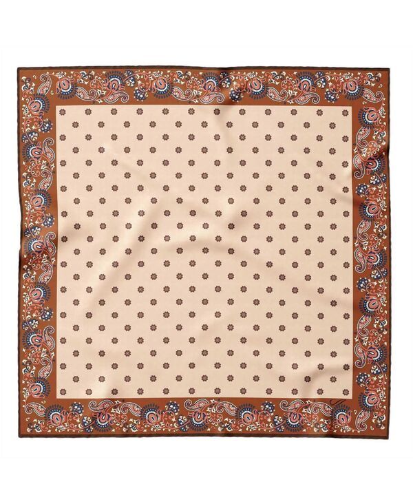 エリザベッタ メンズ アクセサリー ネクタイ シルク Elizabetta Mensangiovese Silk Pocket Square for Men Copper