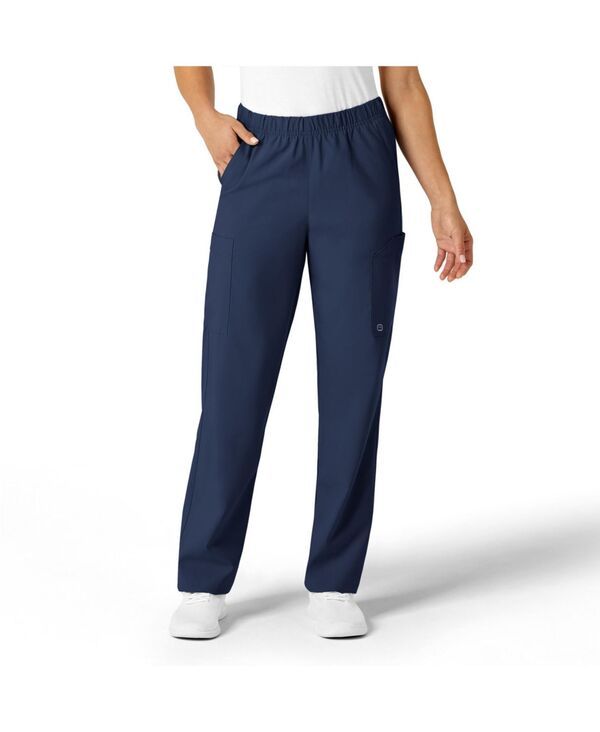 ウィンク レディース ボトムス カジュアルパンツ プラスサイズ Wink Plusize W123 Unisex MultiCargo Scrub Pant Black ブラック