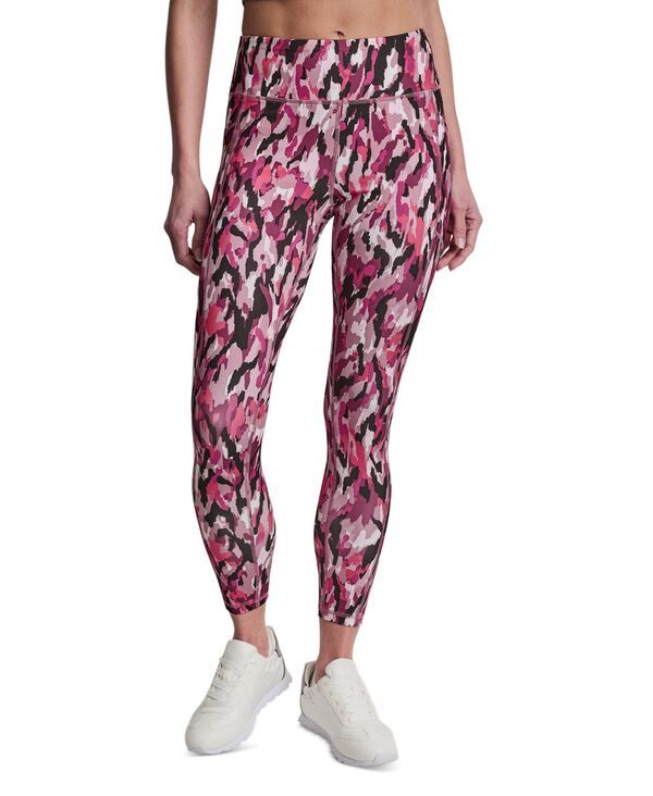 ダナ キャラン ニューヨーク レディース ボトムス カジュアルパンツ プリント DKNY Womens Printed HighWasit Fitness Tights Pants Brushstro
