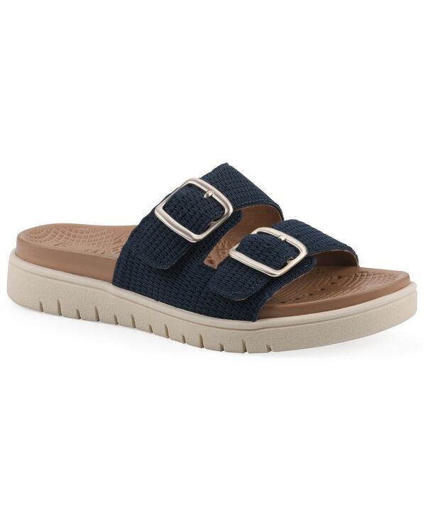 ホワイトマウンテン レディース シューズ サンダル White Mountain Womens Nanny FOM Recovery Sandal Navy Fabric ネイビー